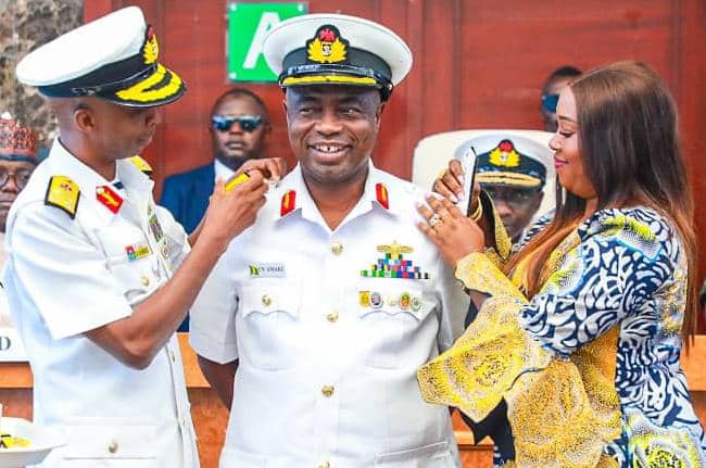 Engineer Ifeanyi Jude Ngama, mni Honors Rear Admiral Cajethan Nnabuchi Aniaku's Elevation